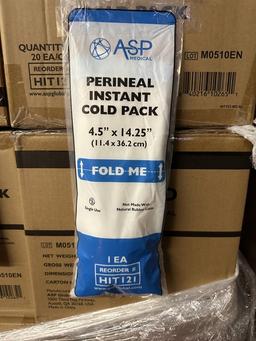 CASES OF ASP MEDICAL PERINEAL INSTANT COLD PACK (NEW) (YOUR BID X QTY = TOTAL $)