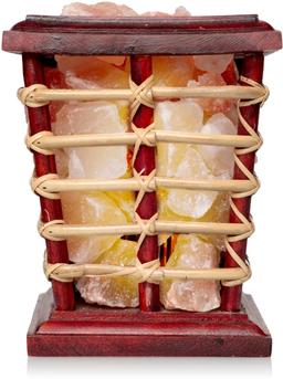 ZENNERY HIMALAYAN SALT ROCKS IN WOODEN BASKET (NEW)