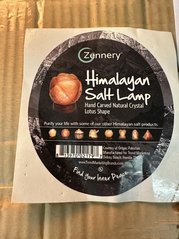 ZENNERY HIMALAYAN SALT LAMP NAUTICAL SHAPED (NEW) (YOUR BID X QTY = TOTAL $)