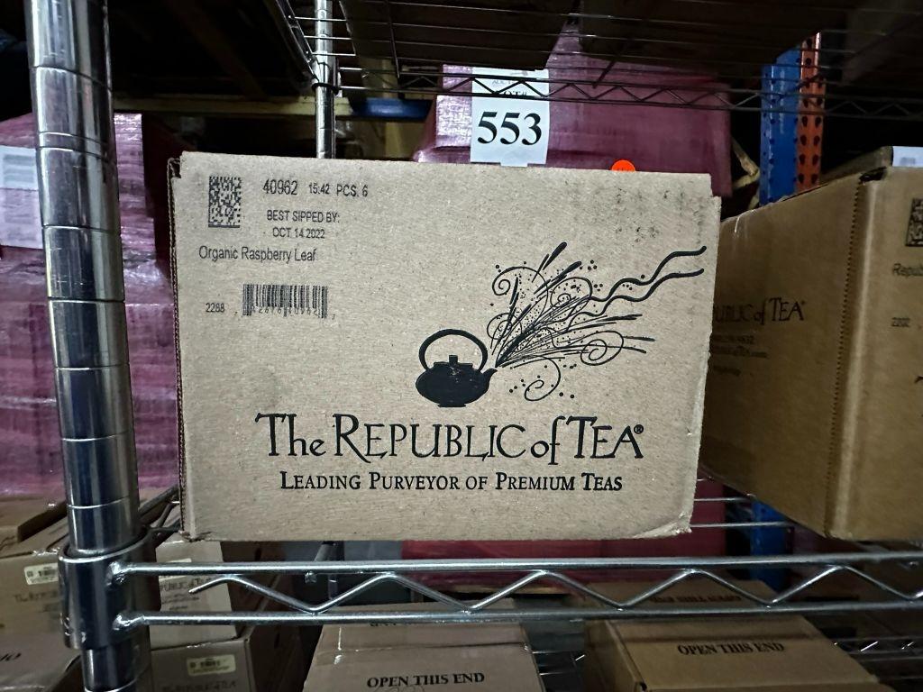 CASES OF ASSORTMENT OF THE REPUBLIC OF TEA (YOUR BID X QTY = TOTAL $)