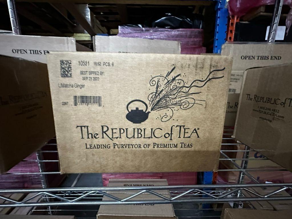 CASES OF ASSORTMENT OF THE REPUBLIC OF TEA (YOUR BID X QTY = TOTAL $)