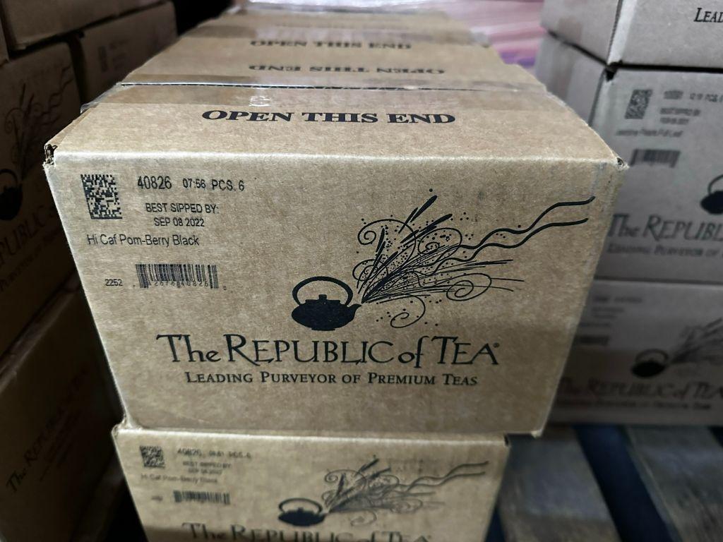 CASES OF ASSORTMENT OF THE REPUBLIC OF TEA (YOUR BID X QTY = TOTAL $)