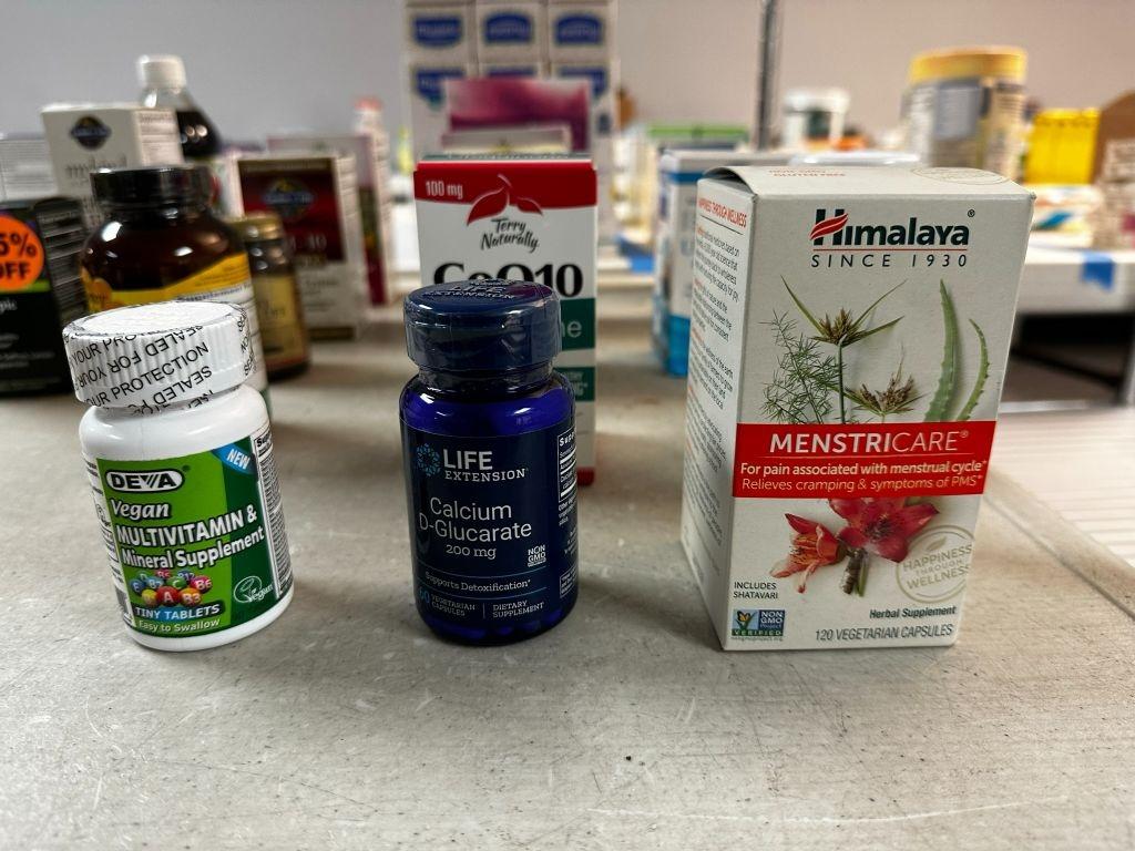 LOT CONSISTING OF ASSORTED SUPPLEMENTS