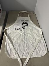 CHEF BEN ROBINSON APRONS (WHITE) (NEW) (YOUR BID X QTY = TOTAL $)