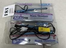 (1) BABYLISS PRO NANO TITANIUM 1" ULTRA-THIN (YOUR BID X QTY = TOTAL $)