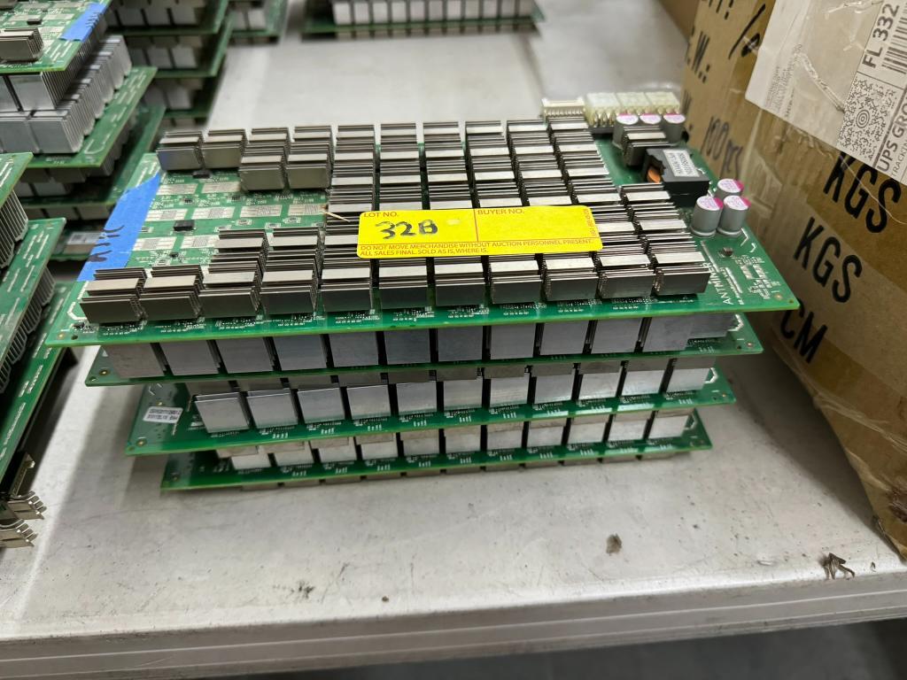 ANTMINER HASH BOARDS (YOUR BID X QTY = TOTAL $)