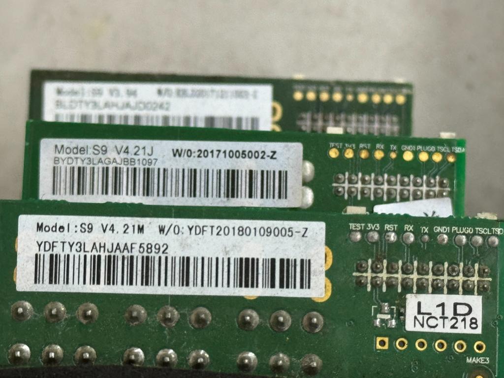 ANTMINER HASH BOARDS (YOUR BID X QTY = TOTAL $)