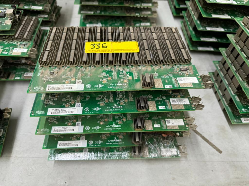 ANTMINER HASH BOARDS (YOUR BID X QTY = TOTAL $)