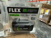 FLEX 24V 5.0AH LITHIUM-ION BATTERY (NEW) (YOUR BID X QTY = TOTAL $)