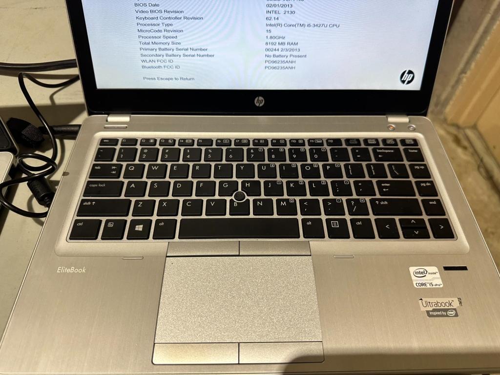 HP FOLIO 9470M CORE i5 8GB RAM, 180GB SSD