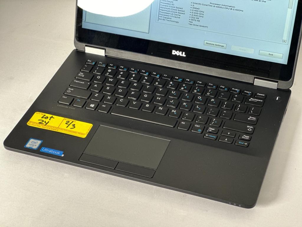 DELL LATITUDE E7470, CORE i5-6300U 8GB RAM, 256SSD