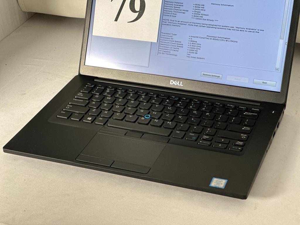 DELL LATITUDE 7490  CORE i5-8TH 256GB SSD,8GB RAM