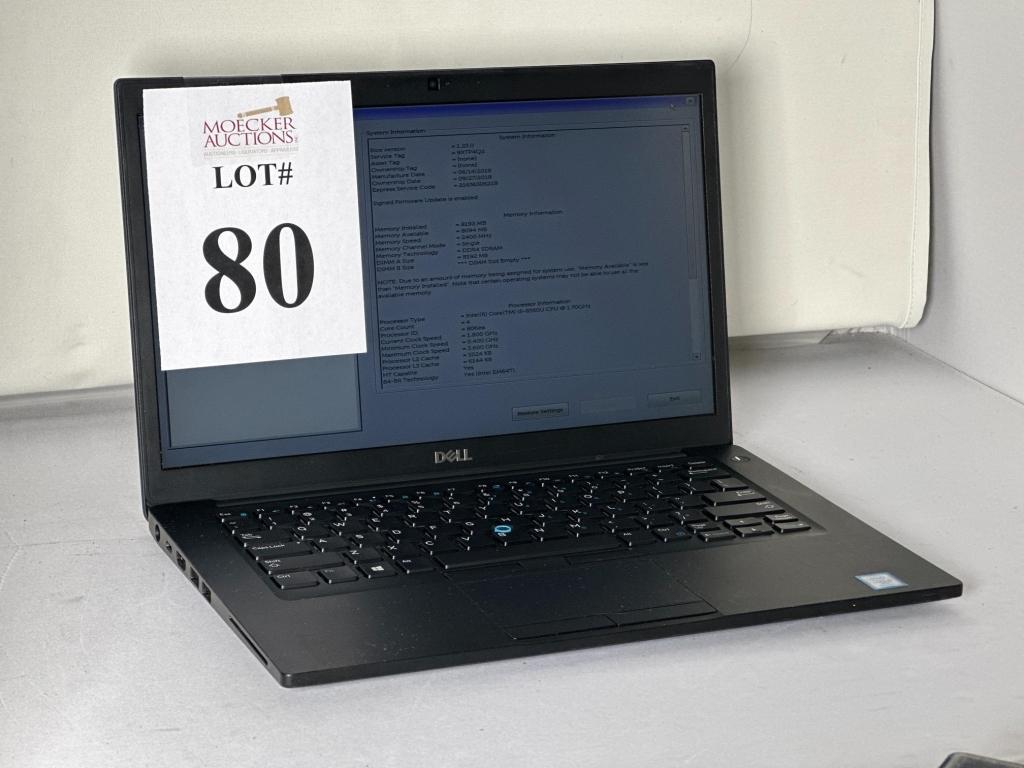 DELL LATITUDE 7490  CORE i5-8TH 256GB SSD,8GB RAM