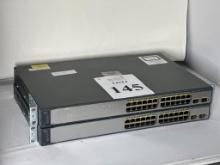 CISCO CATALYST WS-C3750V2-24PS-S 24 PORT POE