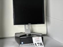 HP 600 G3, SFF CORE I5-7TH,8GB, 256 SSD & MONITOR