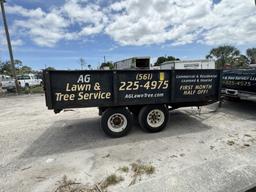 1995 12' TANDEM AXLE TRAILER