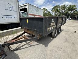 1995 12' TANDEM AXLE TRAILER