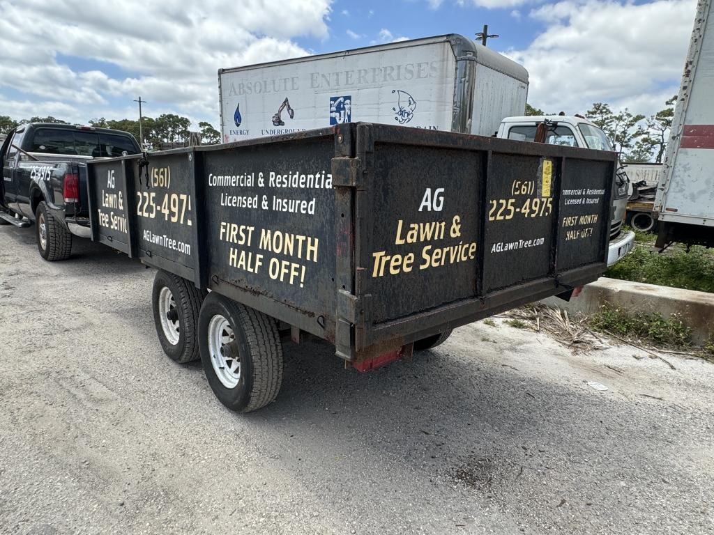 1995 12' TANDEM AXLE TRAILER