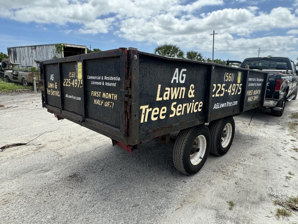 1995 12' TANDEM AXLE TRAILER