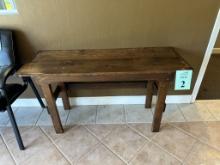 4' WOOD TABLE