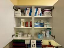 LOT CONSISTING OF DENTAL SUPPLIES IN CABINET