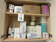 LOT CONSISTING OF DENTAL SUPPLIES IN CABINET