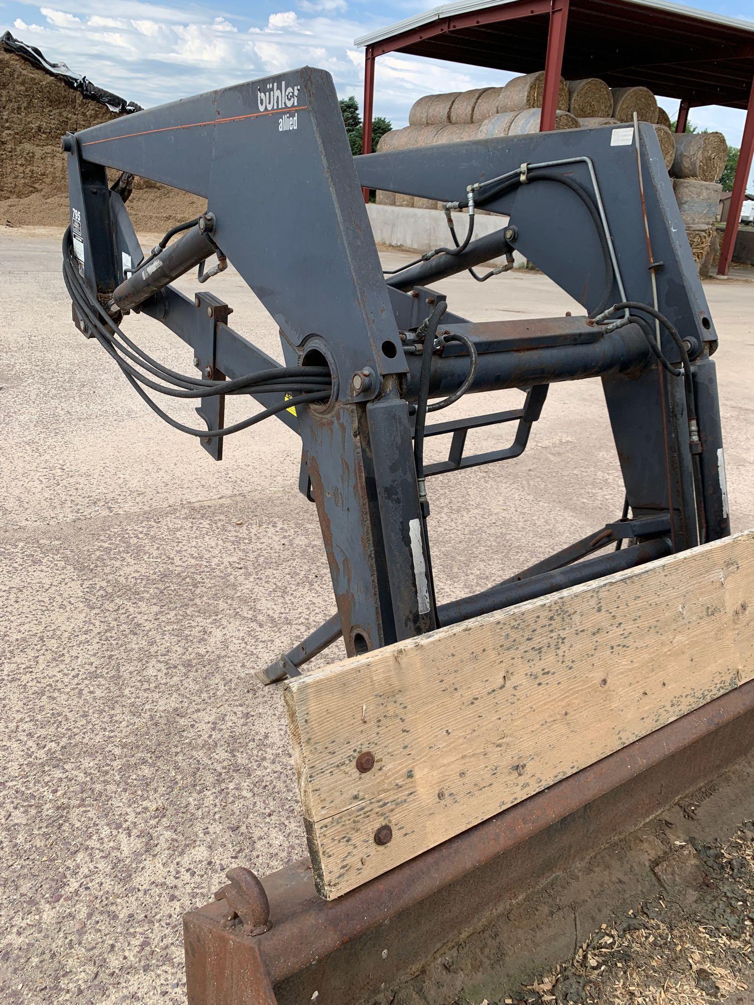 Buhler 795 loader w/7800 JD brackets