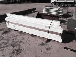 Bundle of 4x4x8 Vinyl Fence Post