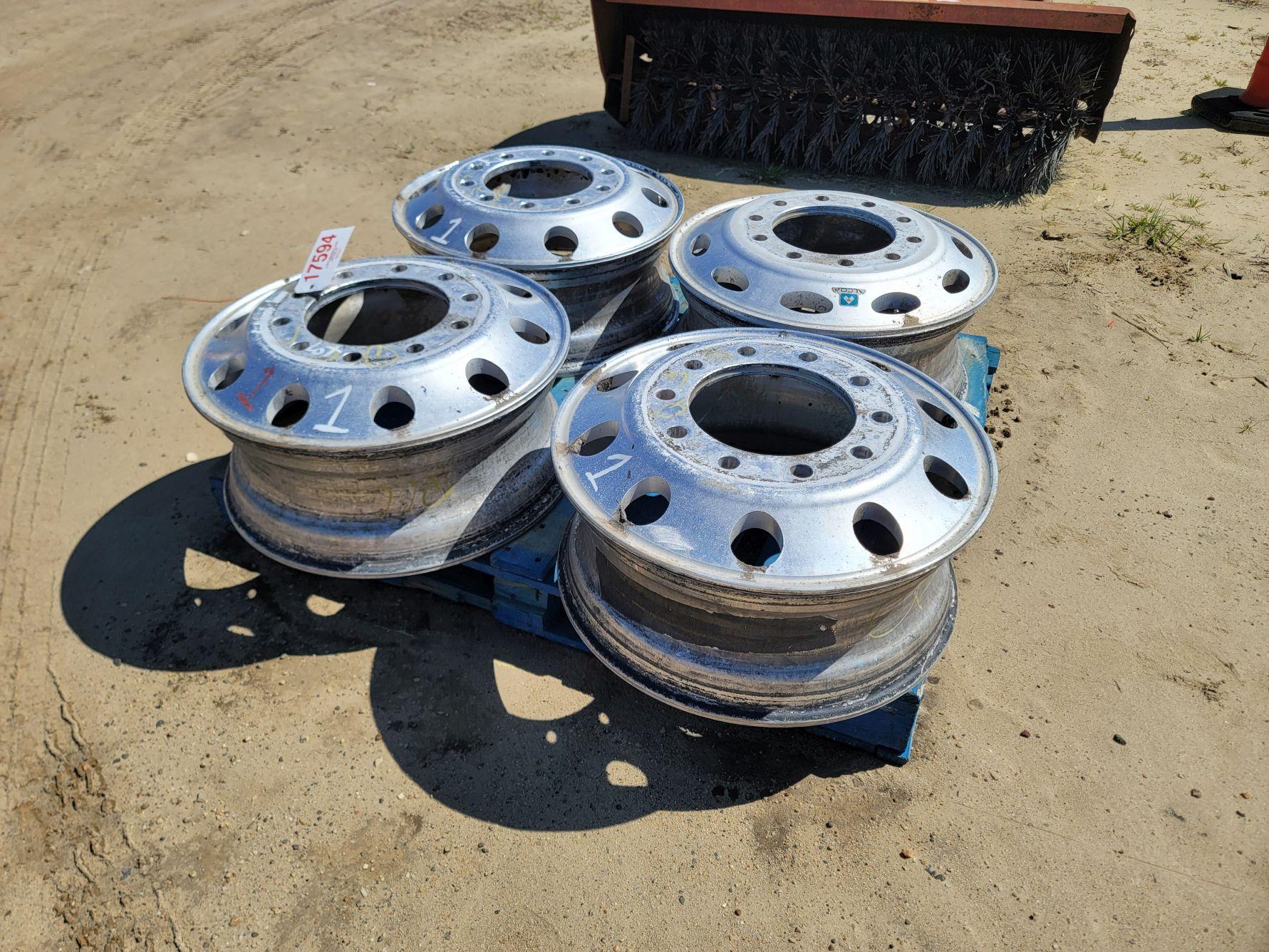 (4) Road Tractor Rims- Aluminum