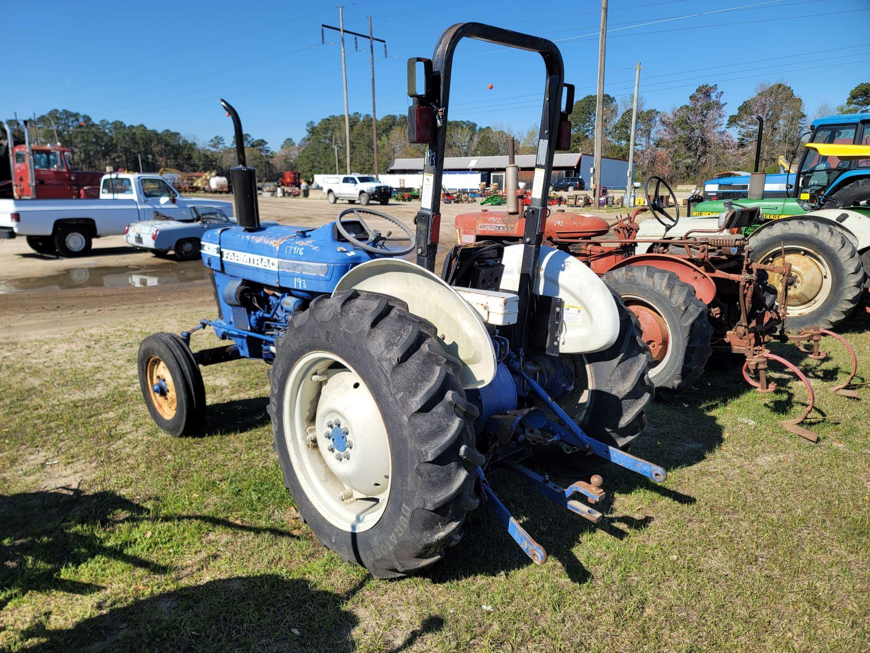 Farm Trac 435 Farm Tractor, Power Steering, 2post Rops, P.T.O, Rear Lift Ar