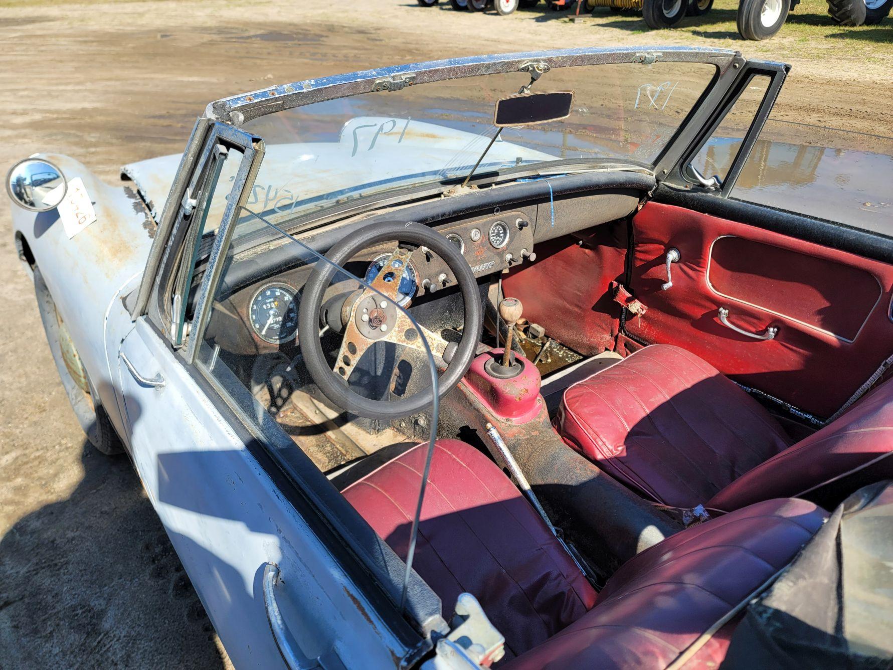 1967 AUSTIN HEALY SPRITE Antique 2 seater Convertible Sports Car, 4cylinder