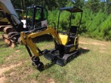 2023 AGT Industrial QH12 mini excavator, Briggs & Stratton gas engine, 4post canopy, 17inch digging