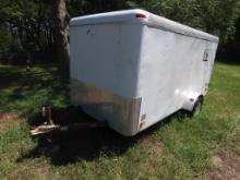 Pace 6ft x 12ft single axle trailer w/barn door, S/N:4FPFB12184G081854