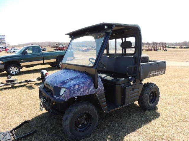 2006 Polaris Ranger 700 EFI, hard cab, heat, plow, winch, extra new tires,