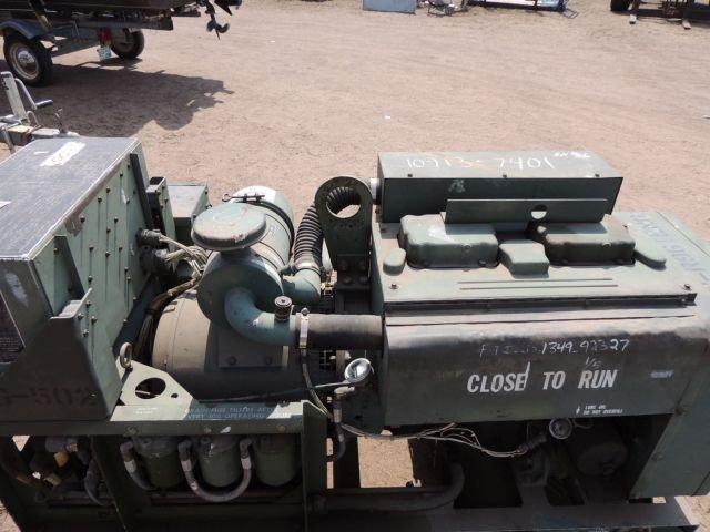 1982 Portable diesel army generator, model MEP003A SN:RZ82783