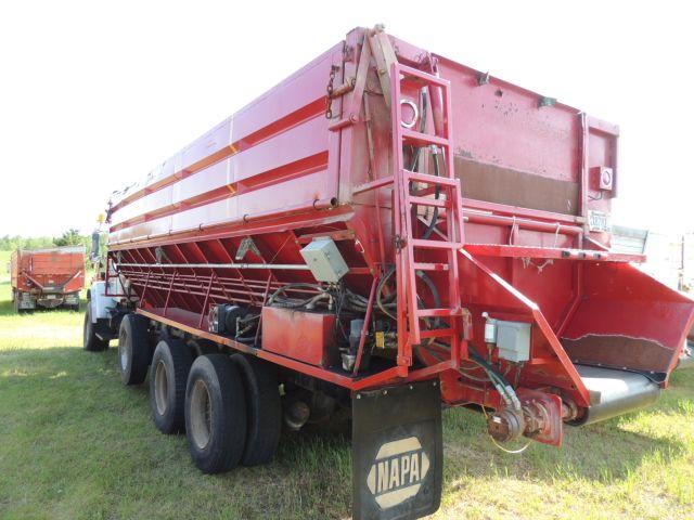 1980 GMC Brigadier detroit diesel 10 speed manual, 24 foot potato bed, trip