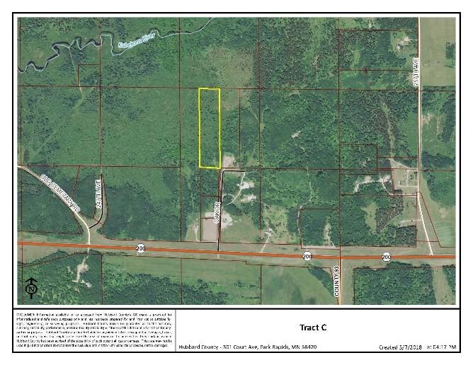 Tract C: 9.88 Acres Parcel R121000120 Hubbard County