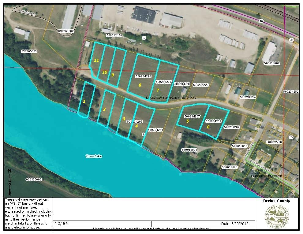 Tract 2- Lake Lot with sandy beach, 431 Walnut Ave, Lot 4 Block 1, Parcel N