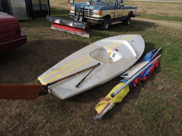 Sunfish Sailboat used very little