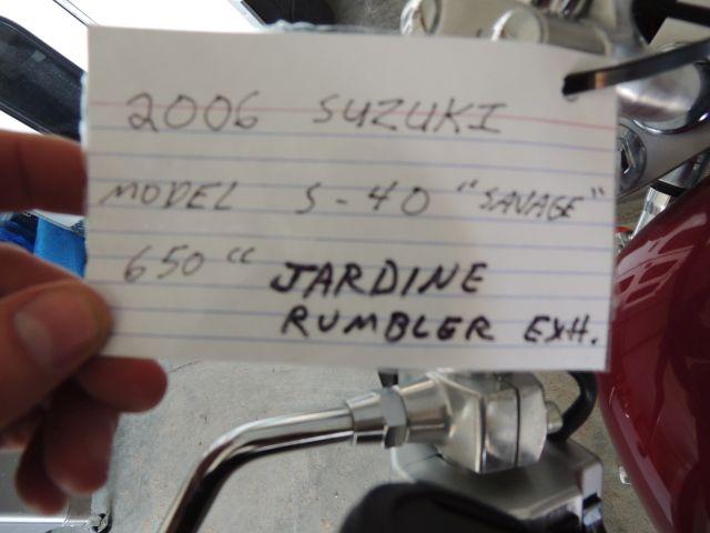 2006 Suzuki 540 motorcycle, 650 cc, 1050 miles, nice
