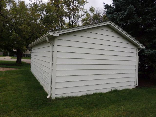 Lot 6: 14x22 garage insulated with metal siding on the interior