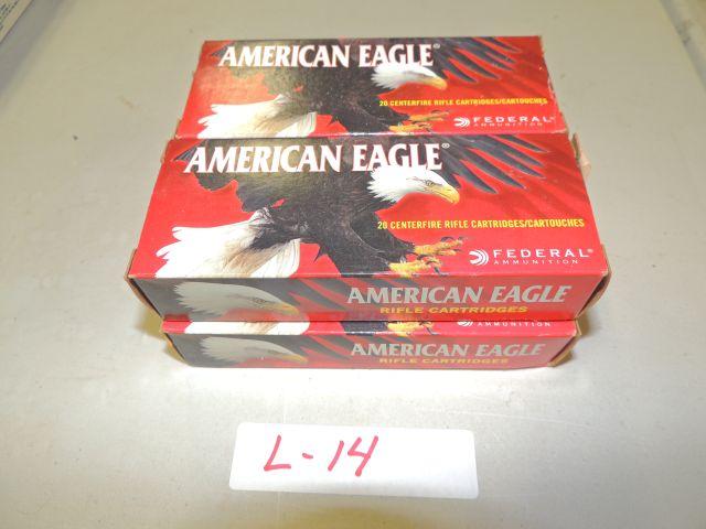 4 boxes of 20 per box federal 7.62x39mm soviet 124 gr. full metal jacket