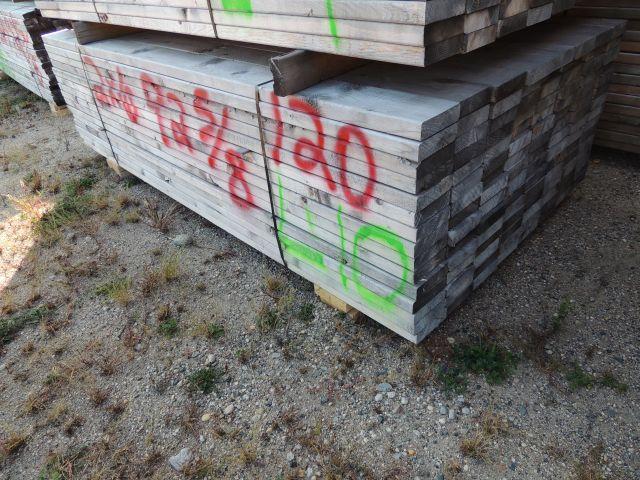 one bunk of 2x6 x 92 5/8 inch long lumber 120 pieces, taxed item, located o