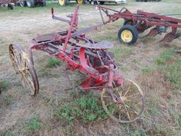 Rare Oliver 3 bottom horse plow with seat