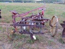 Rare Oliver 3 bottom horse plow with seat