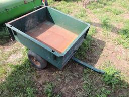 Pull behind garden dump cart (L)