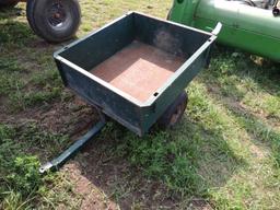 Pull behind garden dump cart (L)