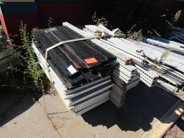 3 pallets of shelving (M)