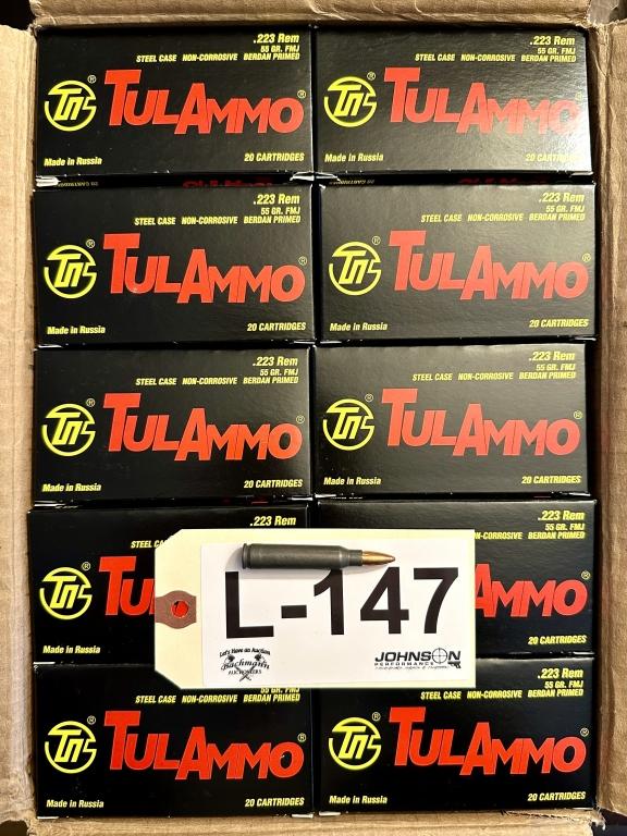 TUL AMMO - .223 Remington 1000 Round Case