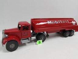 Ca. 1950's Smith Miller 22" Custom Mobil Gas Tanker Mack Truck M.i.c.